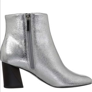hadlee heeled boot silver